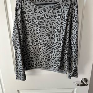 Cute and sassy cheetah print sweatshirt